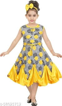 frocks(m) - Orange, 7-8 years