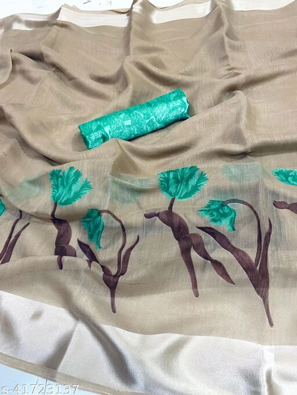 Catalog Name:*Myra Refined Sarees* - Green, Free Size