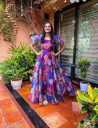 Classy Elegant Women Gowns(m) - Pink, 4XL