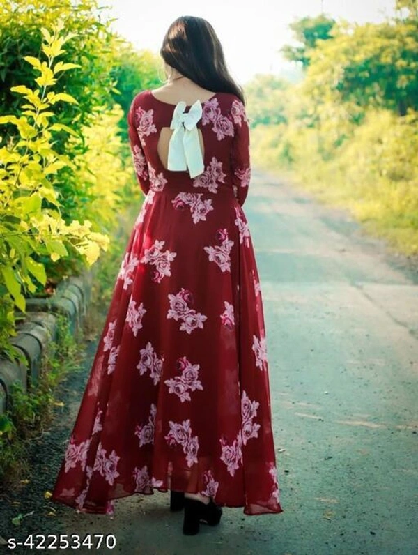 Classy Elegant Women Gowns(m) - Red, XXL
