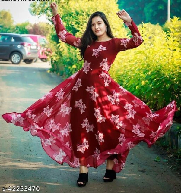 Classy Elegant Women Gowns(m) - Red, 6XL