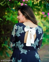 Classy Elegant Women Gowns(m) - Blue, XXL