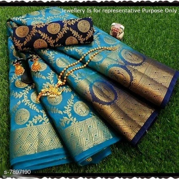 Sensational Kanjivaram Silk Sarees Vol 7 - Blue
