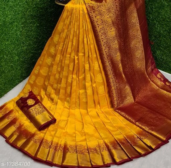 Sensational Kanjivaram silk sarees vol 1Saree Fabric: Kanjeevaram Silk
 - Pink