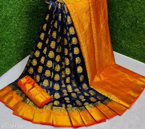 Sensational Kanjivaram silk sarees vol 1Saree Fabric: Kanjeevaram Silk
 - Yellow
