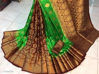 Sensational Kanjivaram silk sarees vol 1Saree Fabric: Kanjeevaram Silk
 - Nevy blue-yellow