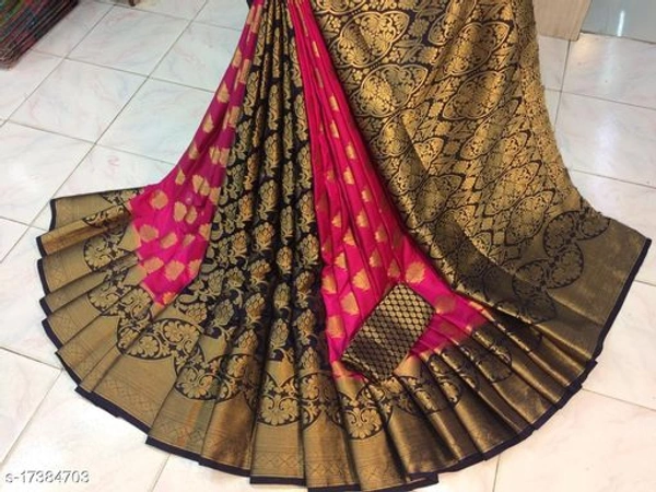 Sensational Kanjivaram silk sarees vol 1Saree Fabric: Kanjeevaram Silk
 - Green