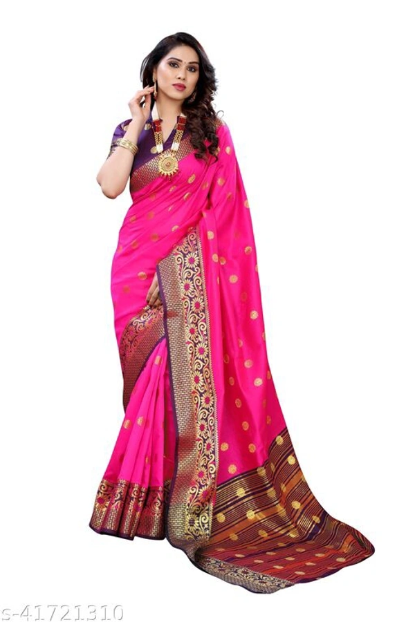 Trendy Voguish Sarees*Saree Fabric: Banarasi Silk - Yellow