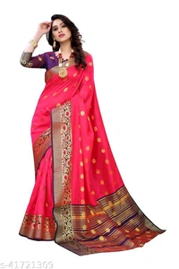 Trendy Voguish Sarees*Saree Fabric: Banarasi Silk - Red