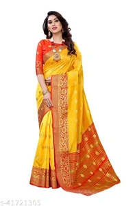 Trendy Voguish Sarees*Saree Fabric: Banarasi Silk - Pink
