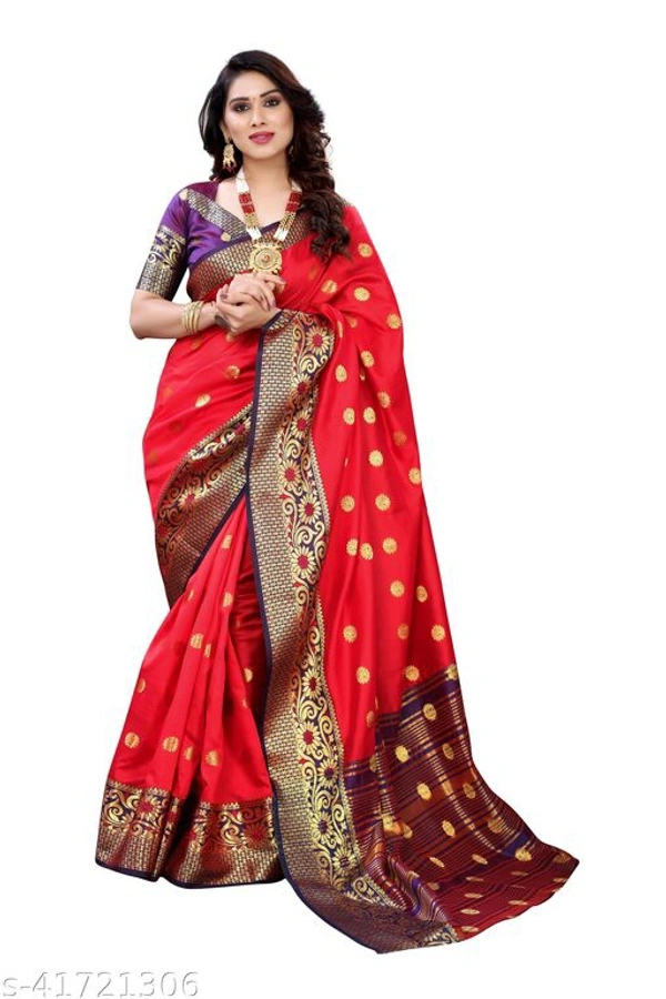 Trendy Voguish Sarees*Saree Fabric: Banarasi Silk - Green