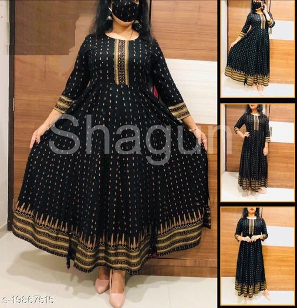 Catalog Name:*Aishani Fabulous Kurtis* - Black, L