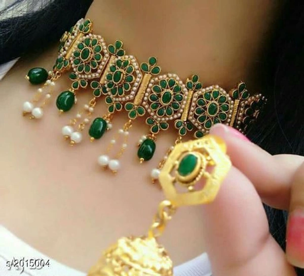 Catalog Name:*Women's Alloy Gold Plated Jewellery Set* - Multy Colour, FREE SIZE