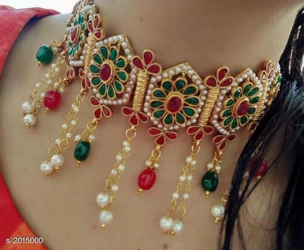 Catalog Name:*Women's Alloy Gold Plated Jewellery Set* - Multy Colour, FREE SIZE