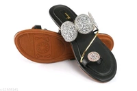 Catalog Name:*Stylo Sandals*Material: Synthetic - Black, IND-6