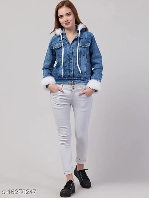 Full Sleeve Solid Women Jacket - L