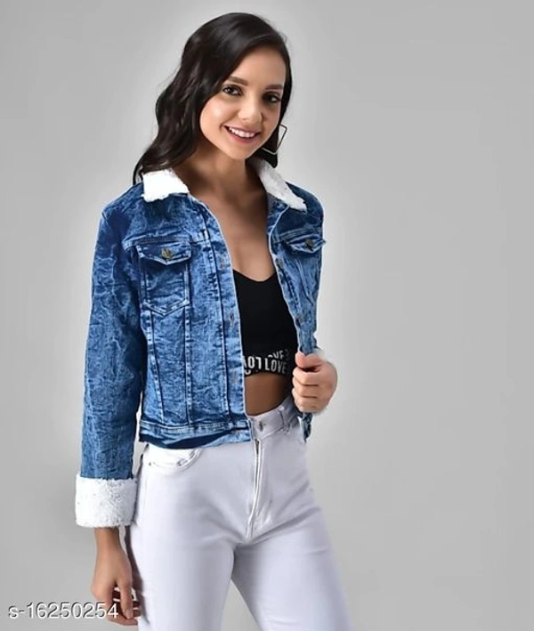 Full Sleeve Solid Women Jacket - S