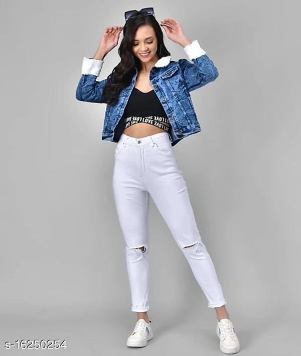 Full Sleeve Solid Women Jacket - S