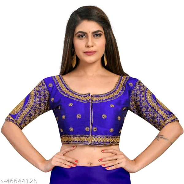 Women Blouse - Blue, 34 Alterable