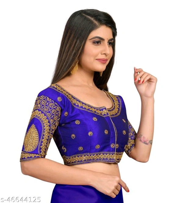 Women Blouse - Blue, 34 Alterable