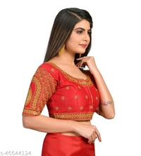 Women Blouse - Orange, 34 Alterable
