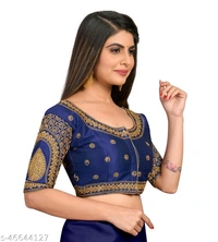 Women Blouse - Blue, 34 Alterable