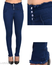 Trendy Denim Women's Jean - Blue, 32