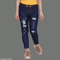 Trendy Glamorous Women Jeans - Blue, s-40422584, 28