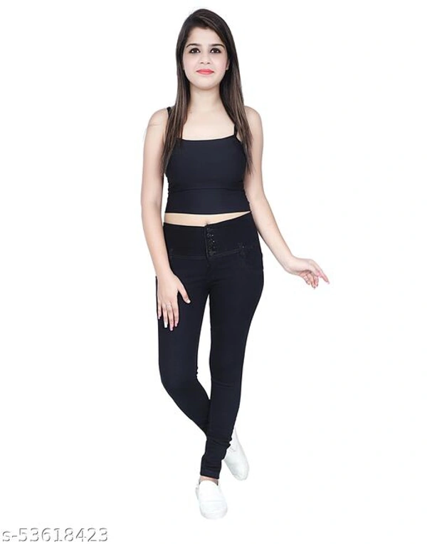 FIVE BUTTON JEANS - s-53618423, Black, 28