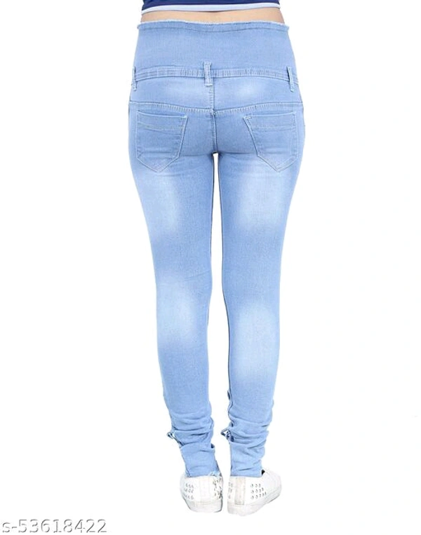 FIVE BUTTON JEANS - Sky blue, 36, s-53618427