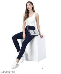 Trendy Designer Women Jeans - Black, 32