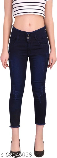 *Stylish Ravishing Women Jeans*(M) - Grey, s-68049096, 32