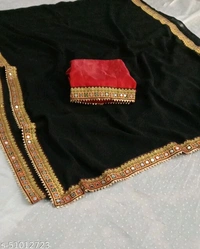 Catalog Name:*Aagyeyi Superior Sarees*(M) - Royal Blue, Free Size