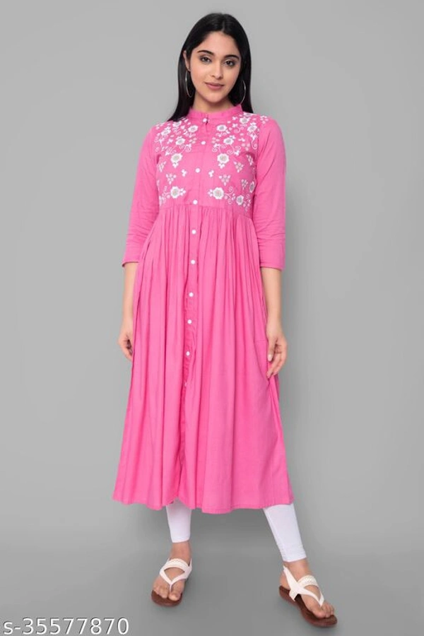 Catalog Name:*Myra Refined Kurtis*(M) - Orange, s-35577873, L