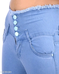 Catalog Name:*Classic Latest Women Jeans*(M) - Sky blue, s-5781081, 34