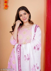 Catalog Name:*Aagam Voguish Women Dupatta Sets* - Blue, s-60868550, L
