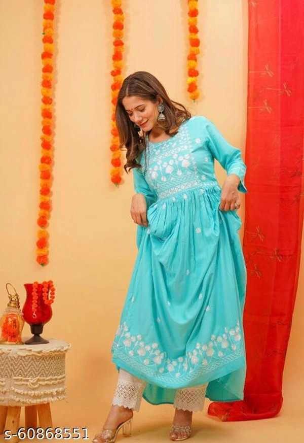 Catalog Name:*Aagam Voguish Women Dupatta Sets* - Blue, s-60868550, L