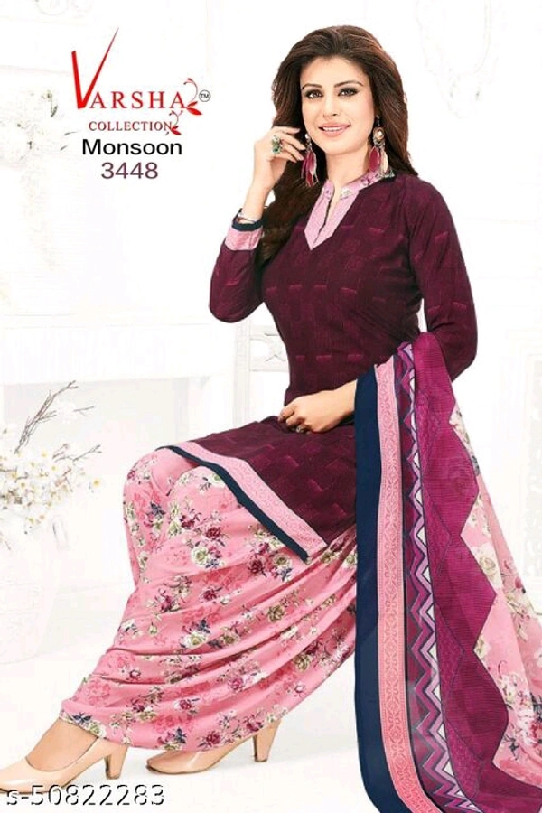 Aagyeyi Graceful Salwar Suits & Dress Materials(m) - Pink, un Stitched, 3446