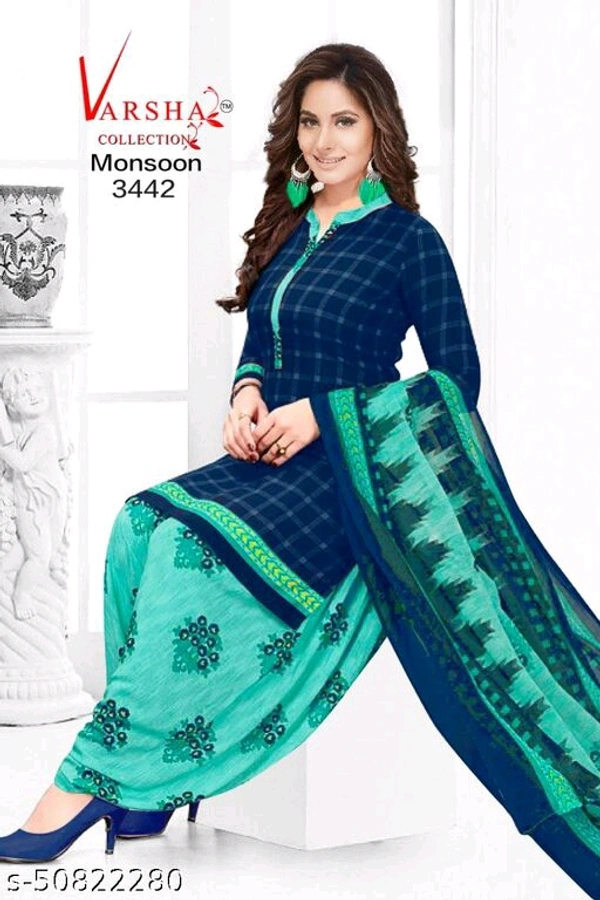 Aagyeyi Graceful Salwar Suits & Dress Materials(m) - Black, un Stitched, 3449