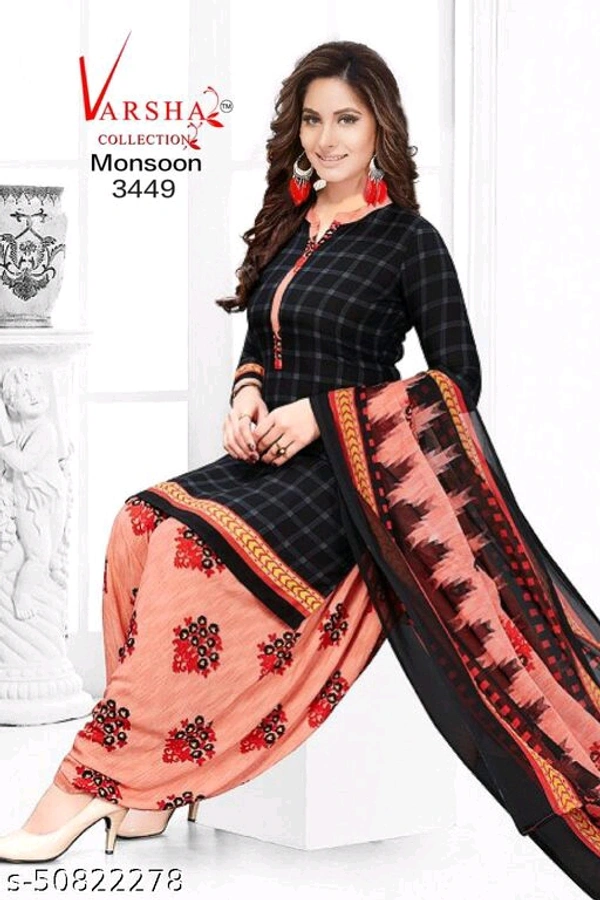 Aagyeyi Graceful Salwar Suits & Dress Materials(m) - Maroon, un Stitched, 3448