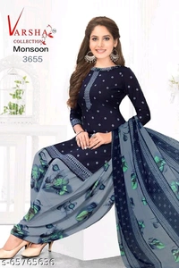 Catalog Name:*Aakarsha Fabulous Salwar Suits & Dress Materials*(m) - Black, 3649, Un Stitched