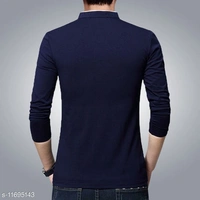 EYEBOGLER 100% Cotton Regular Fit  Round Neck Full Sleeve Men's T-Shirt(m) - Black, M