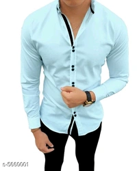 Catalog Name:*Stylish Fashionable Men Shirts*(m) - Green, s-5660002, S