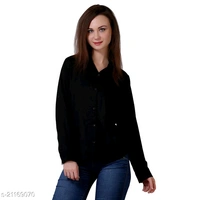 Cozami Women Long sleeves casual shirt - White, XXL
