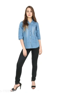 DARK BLUE PINTEX SHIRT - Light Blue, M