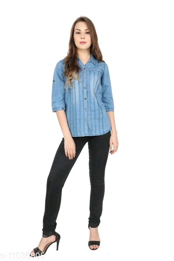 DARK BLUE PINTEX SHIRT - Light Blue, M
