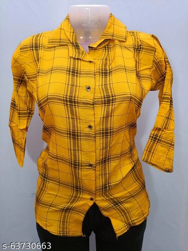 formal shirt - Yellow, Free size