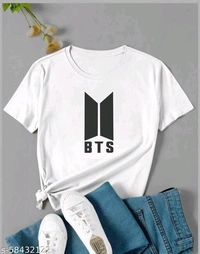 RUDRAX BTS PRINT TSHIRT - White, M