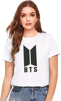 RUDRAX BTS PRINT TSHIRT - White, L