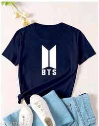 RUDRAX BTS PRINT TSHIRT - Red, S